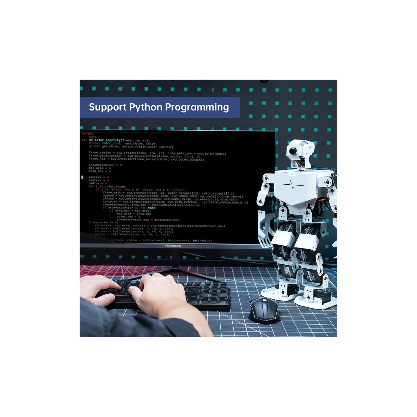 TonyPi Pro Hiwonder Humanoid Robot Development Kit with AI Vision & Raspberry Pi 4B 4GB - Image 8