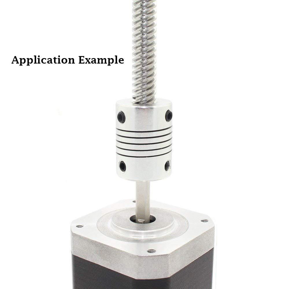 Trapezoidal Screw 400mm rod with Copper Nut - Image 3