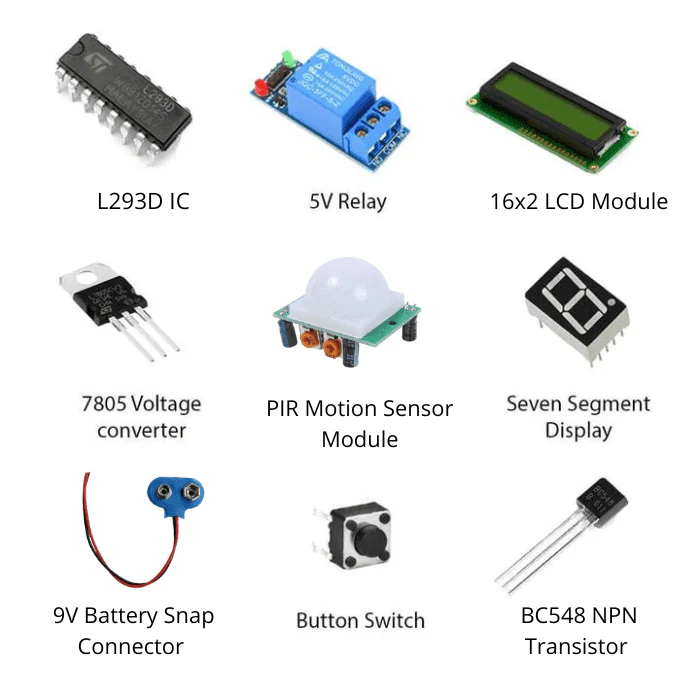 Arduino UNO 21-in-1 Starter Kit compatible - Image 3