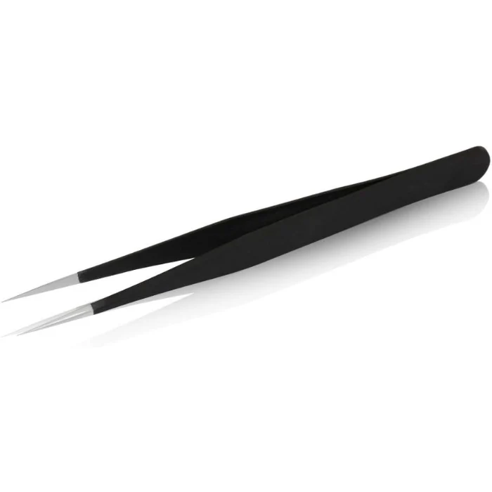 Vetus Anti-static SMD Black Tweezer ESD-10 Stainless Steel - Image 4