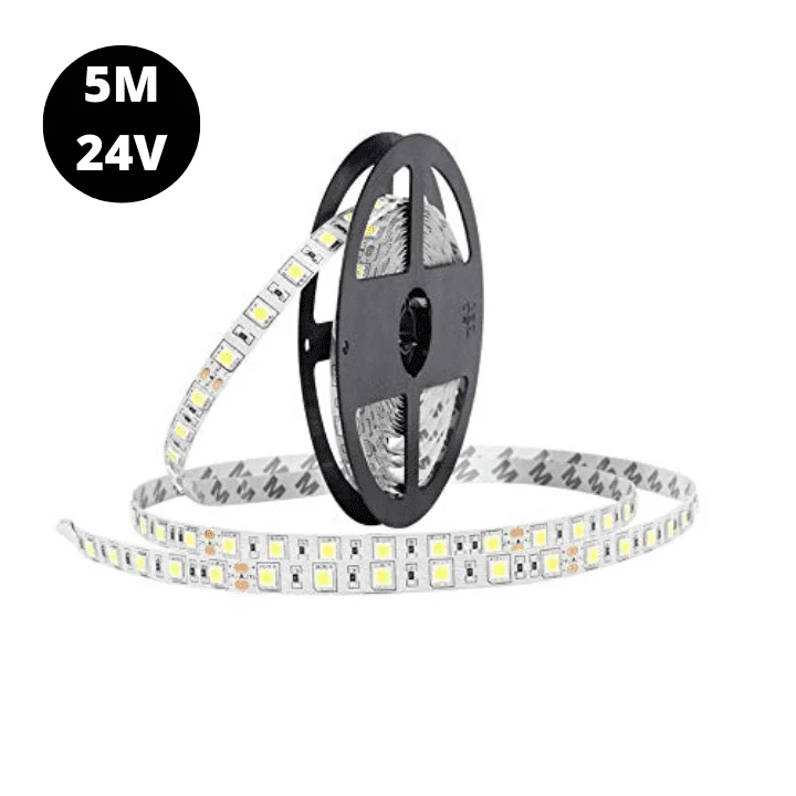 24V Warm White 5050 SMD LED Strip Flexible 5M/Roll NO Waterproof - Image 6