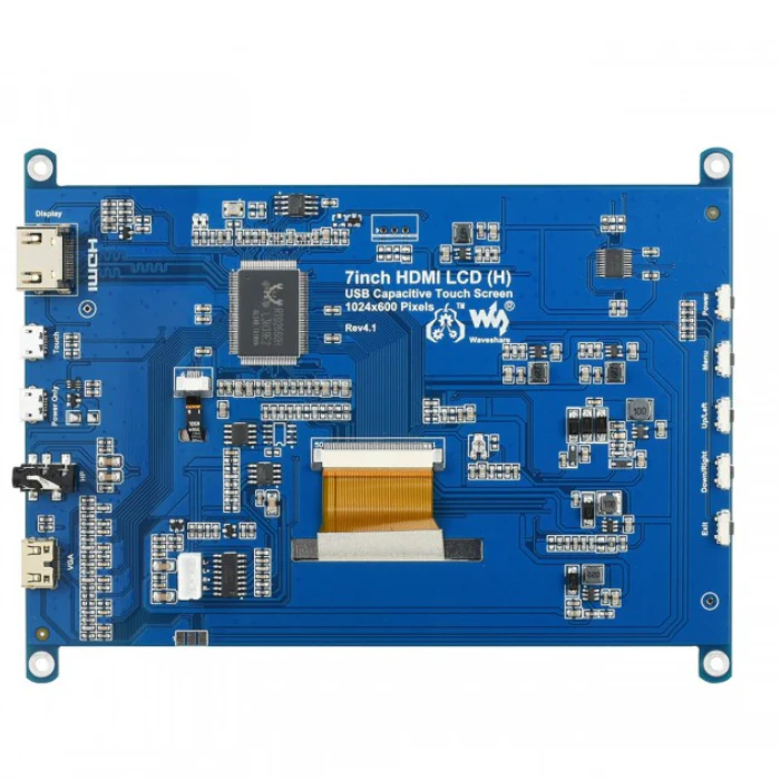 Waveshare 7inch HDMI Capacitive Touch Screen LCD (H) 1024×600 Support Various Systems - Image 5