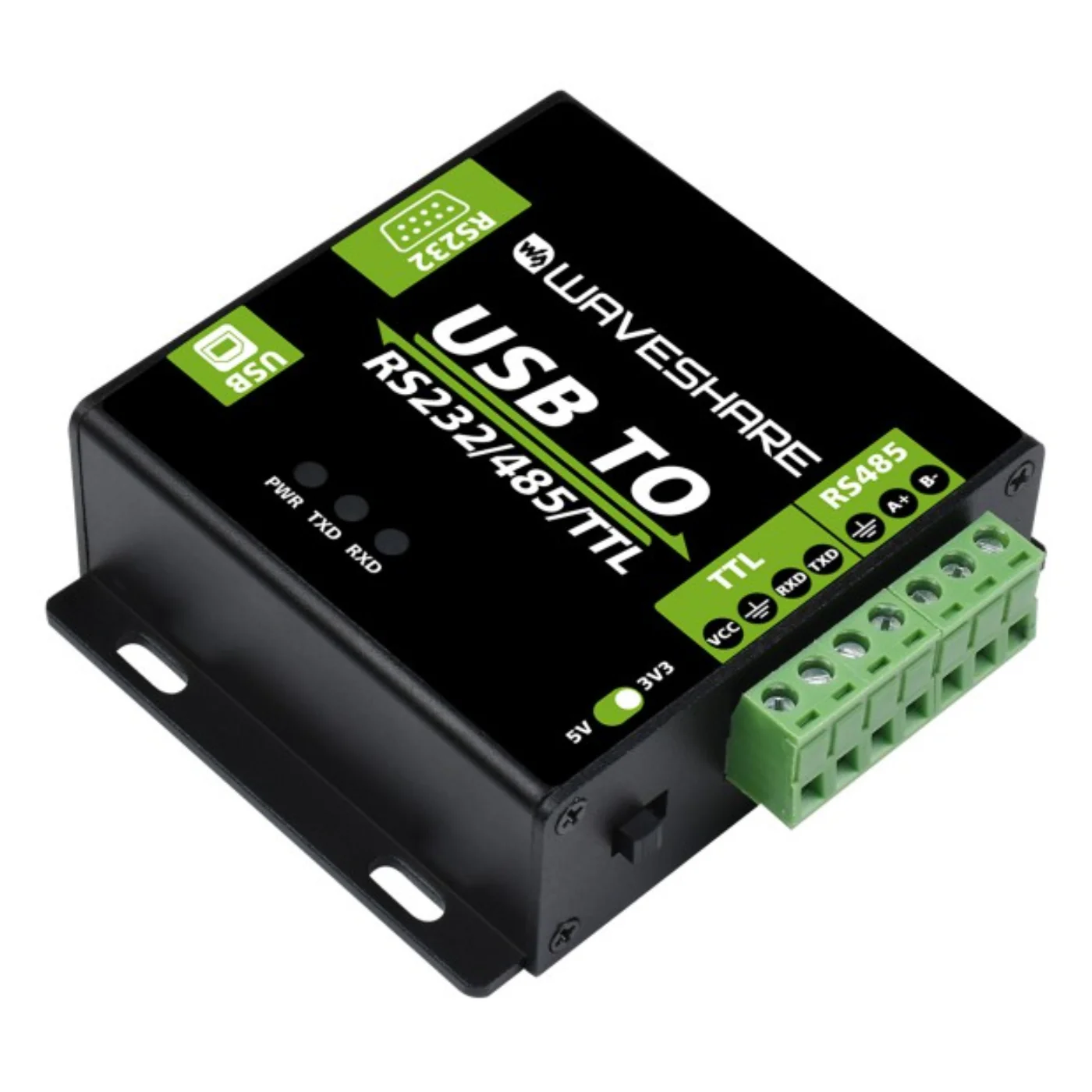 Waveshare USB TO RS232/485/TTL Industrial Interface Converter - Image 2