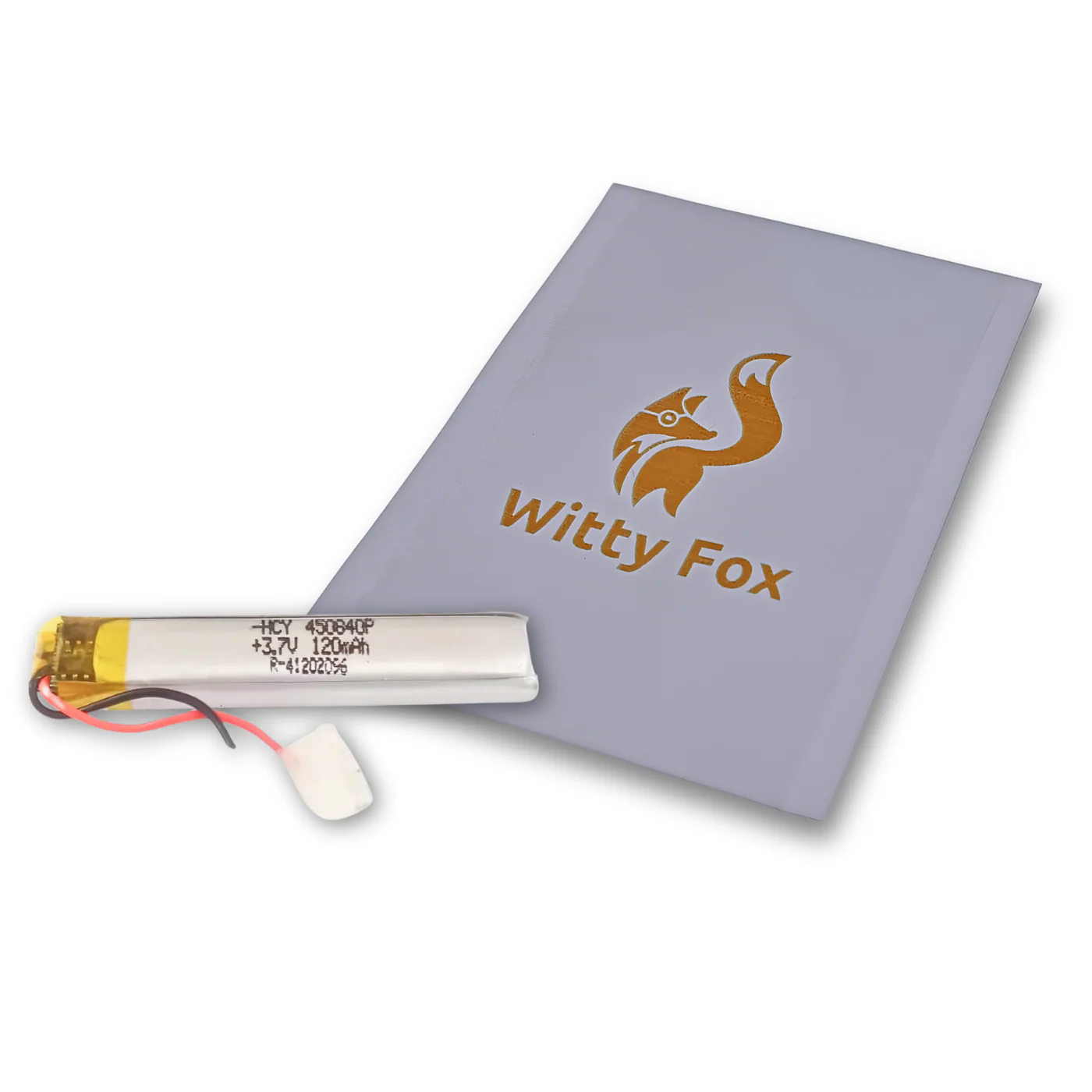 Witty Fox 120mAh Rechargeable 3.7V LiPo Battery - Image 3