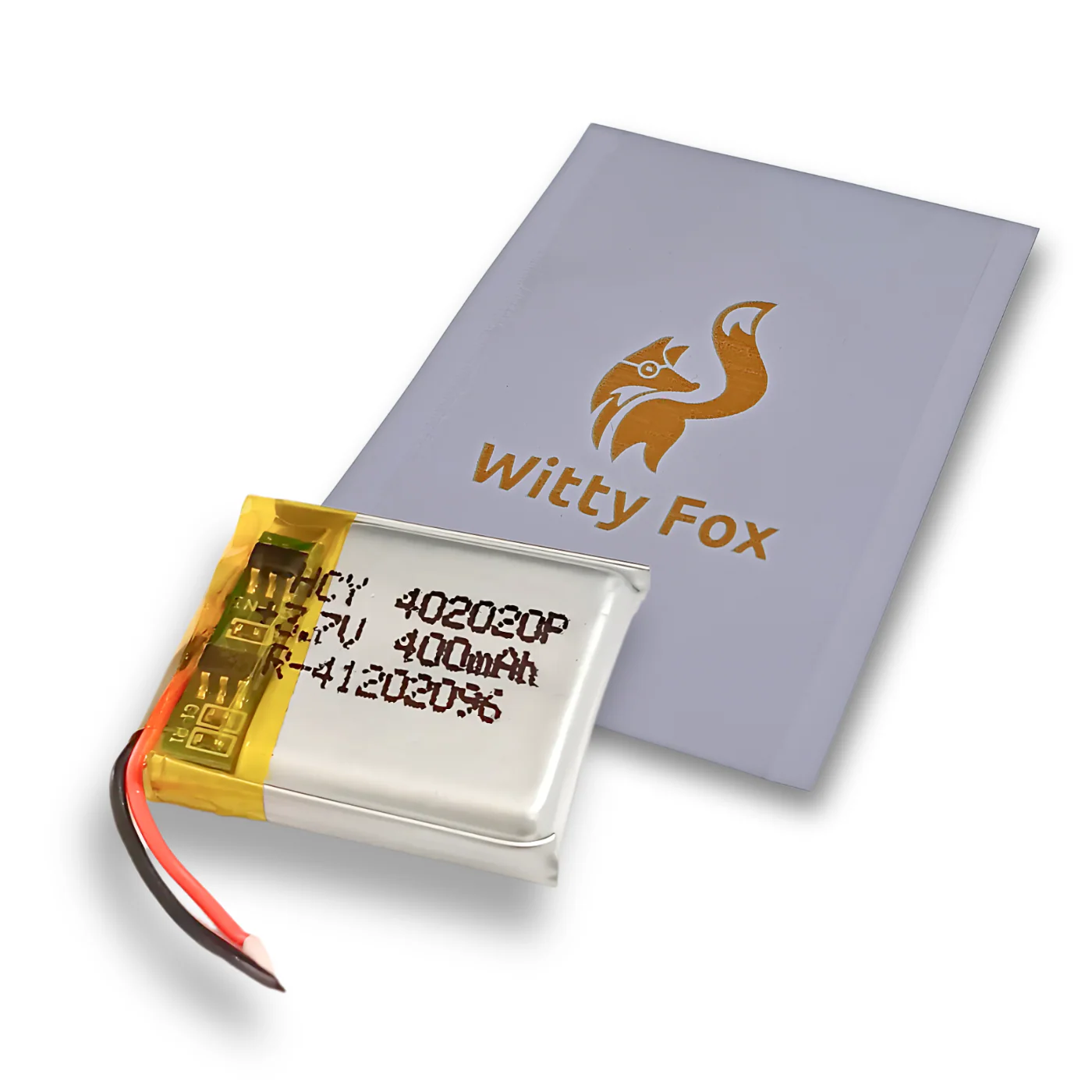 Witty Fox 3.7V 400mAh Rechargeable LiPo Battery - Image 4