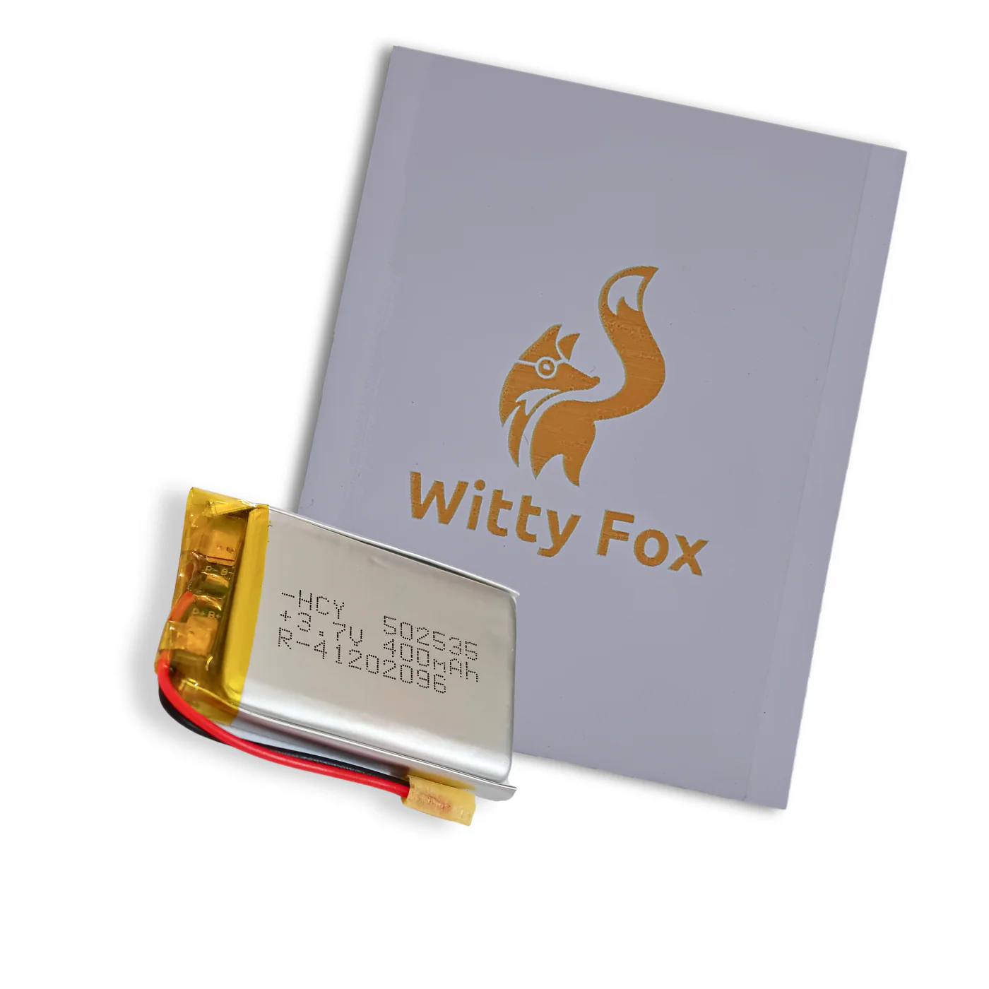 Witty Fox 3.7V 400mAh Rechargeable LiPo Battery - Image 4