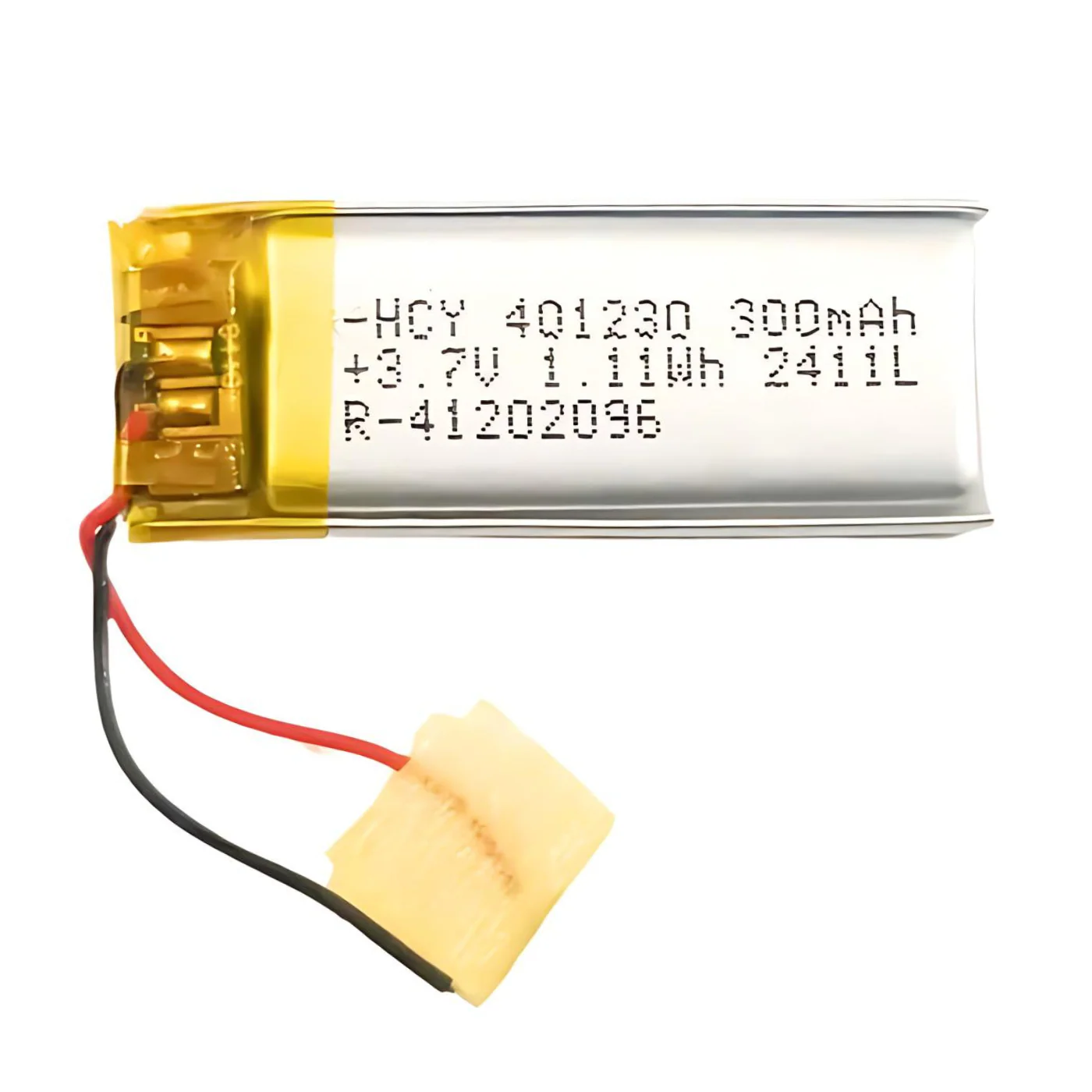Witty Fox 300mAh Rechargeable 3.7V Lithium Polymer Battery - Image 4